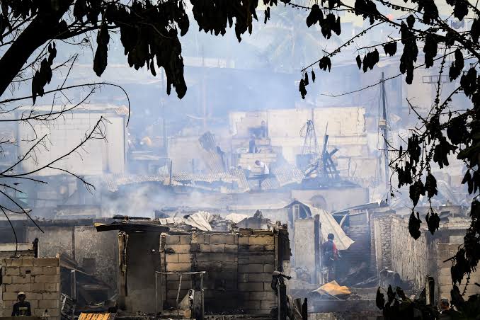 Kapuk Muara Jakut Kebakaran, Damkar Sempat Kesulitan Padamkan Api